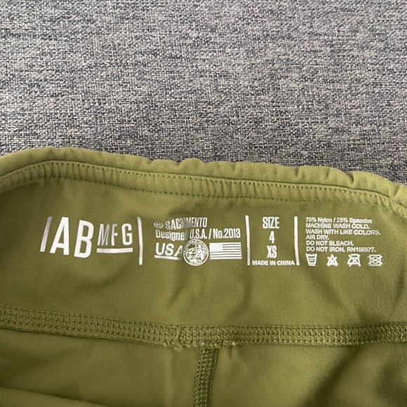IAB MFG I AM BECOMING 3-in no ride shorts in Olive - Picture 3 of 4